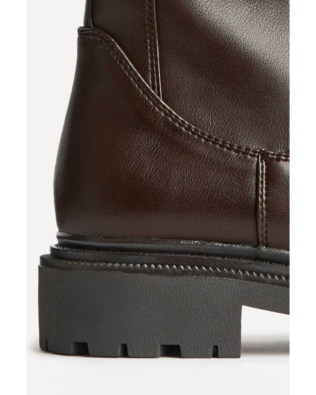 Linzi Brown Kenzie Wide Fit Mid Length Chelsea Boots