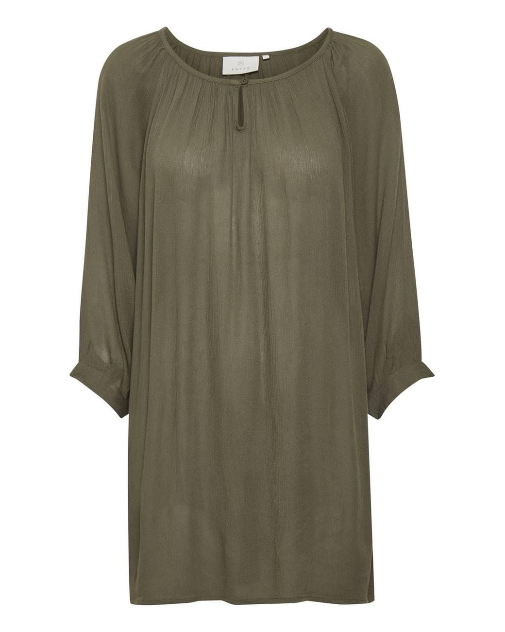 Kaffe Green Amber Regular Fit Tunic
