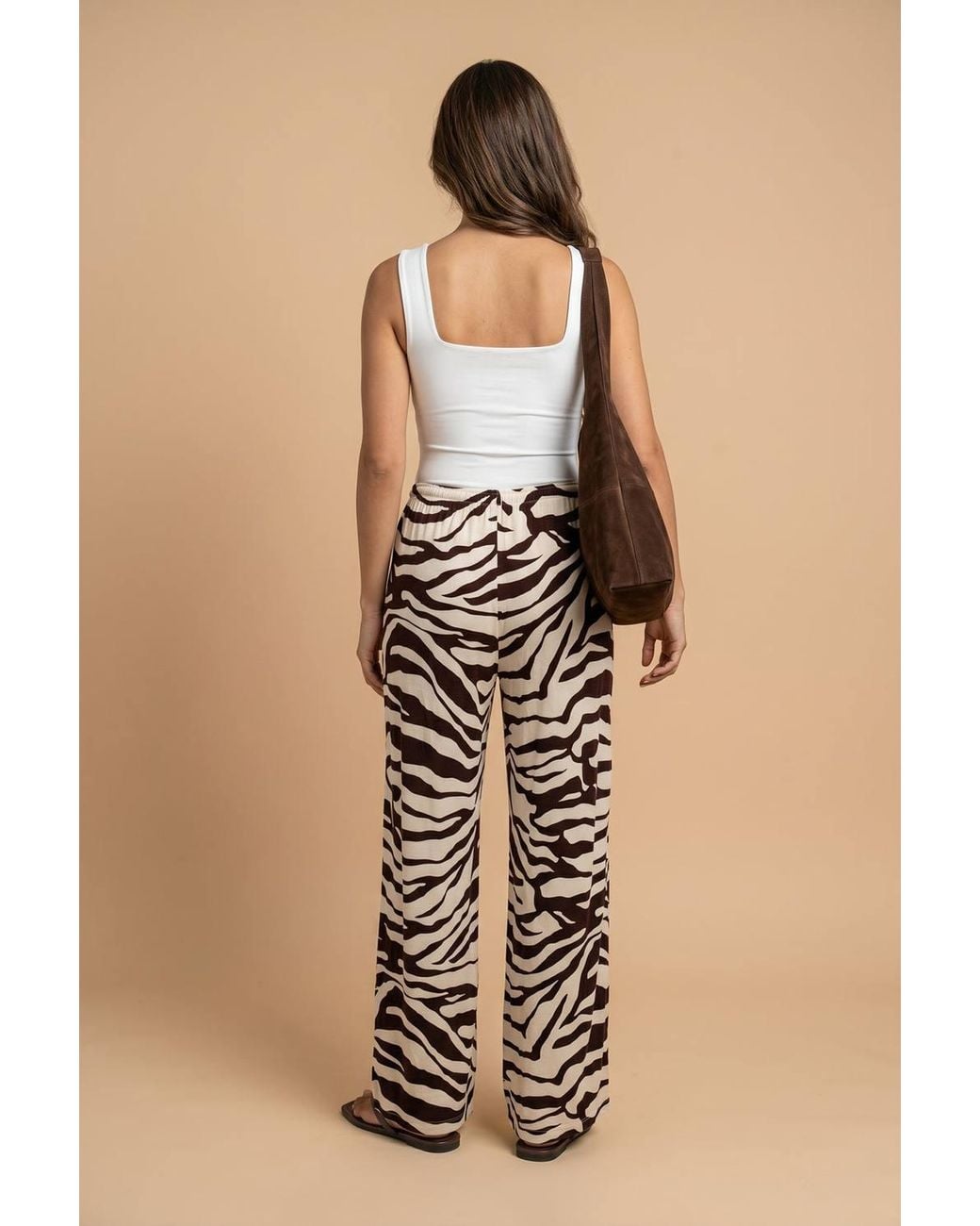 Urban Bliss Natural Zebra Trousers