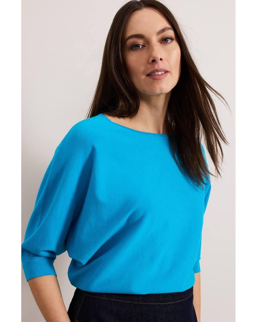 Phase Eight Blue Cristine Knit Jumper