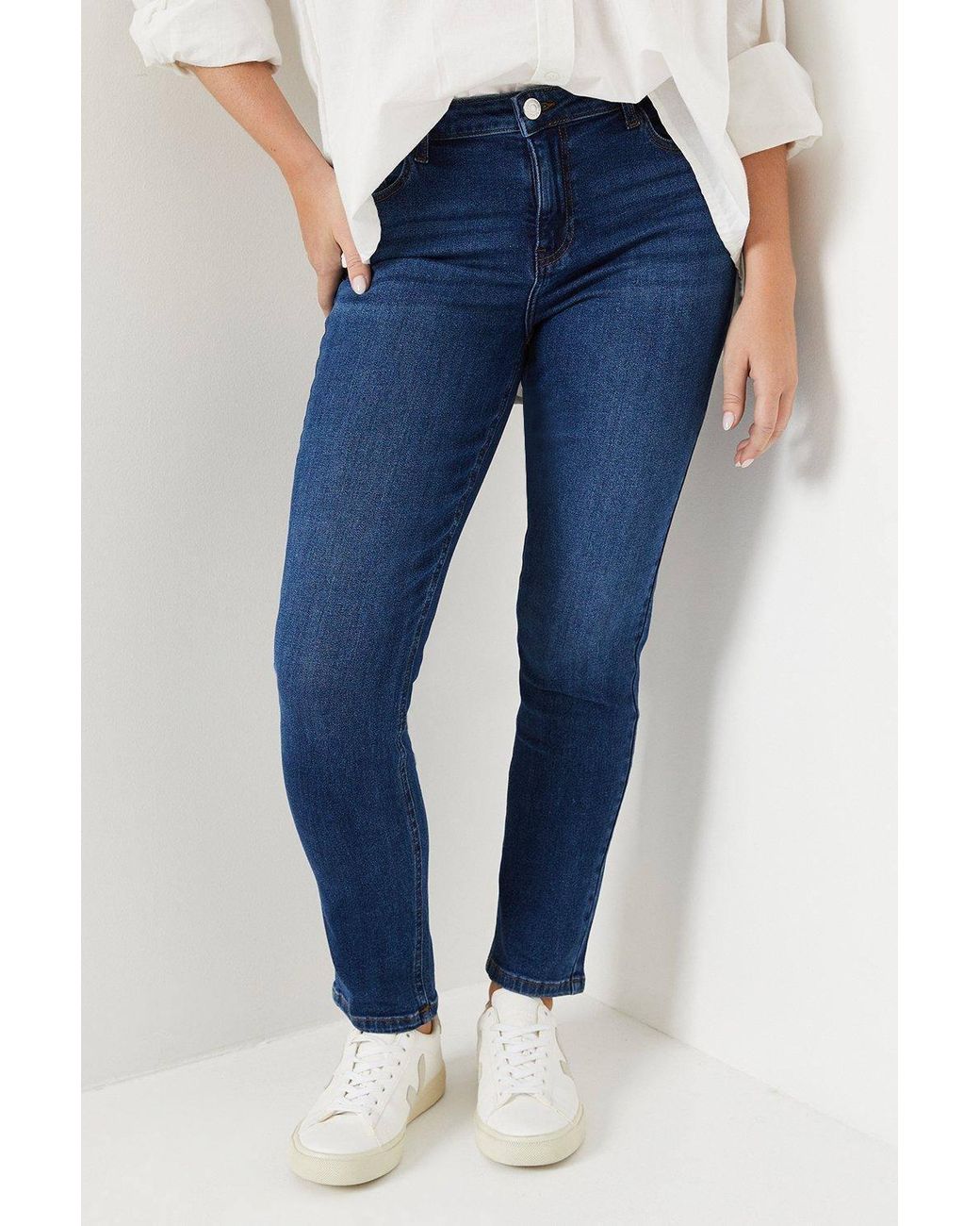 Dorothy Perkins Blue Comfort Stretch Slim Jeans