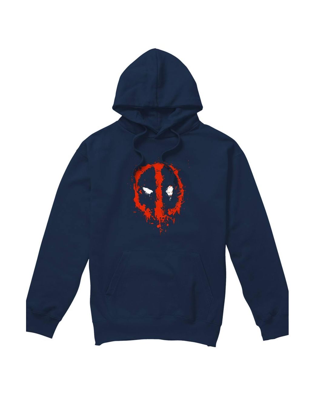 Marvel Blue Deadpool Paint Logo Hoodie