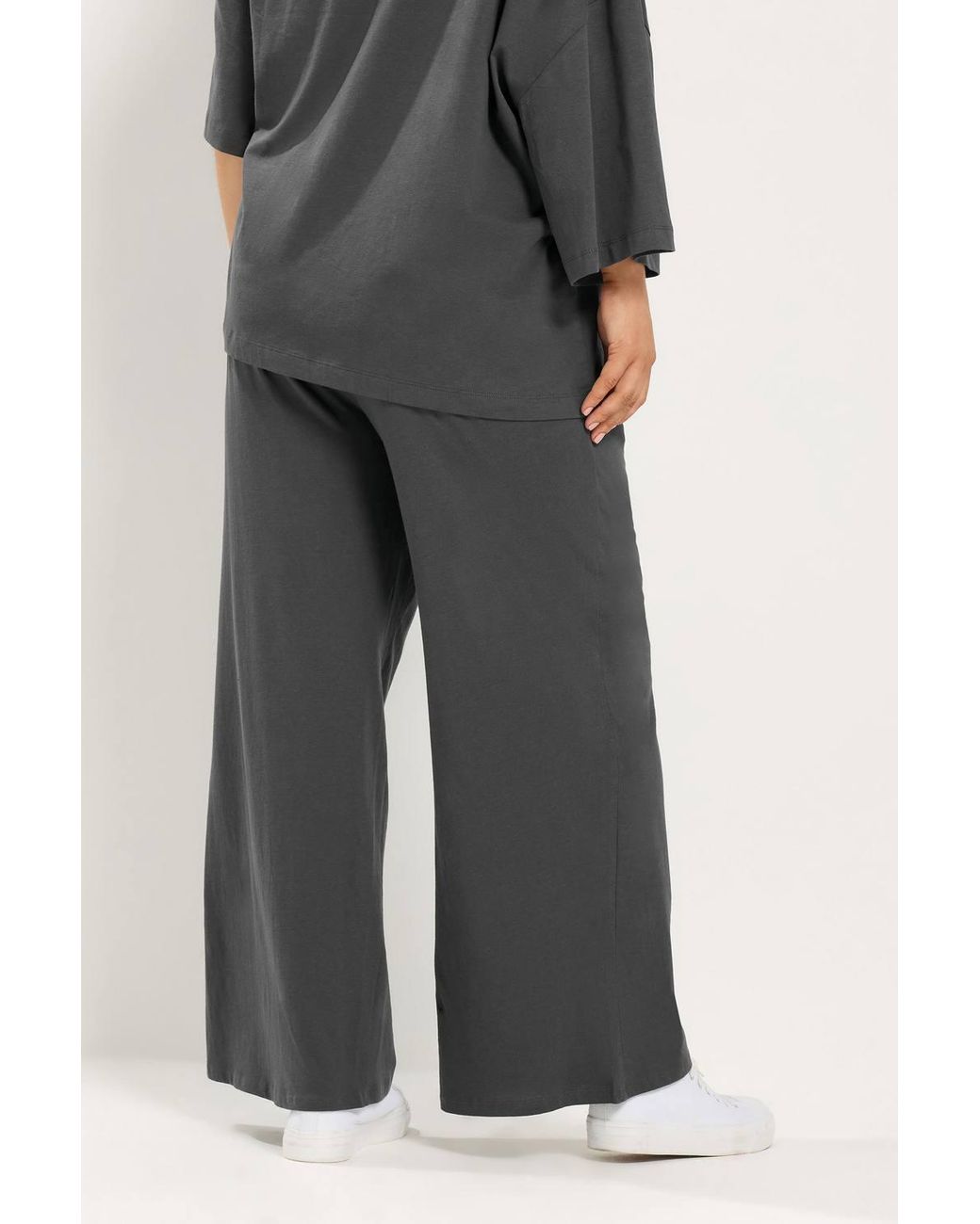 Yours Black Wide Leg Trousers