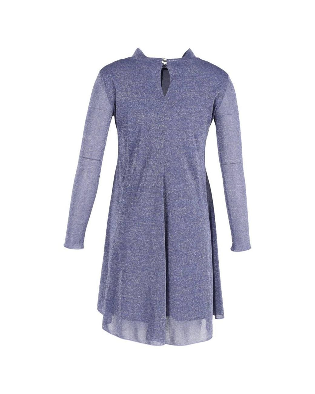 Max Mara Blue Preloved Long Sleeve Mini Dress