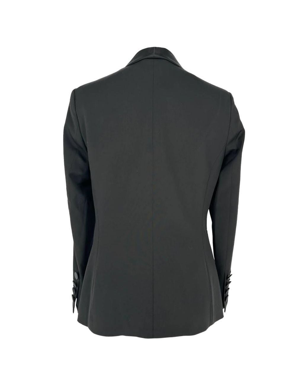 Gucci Black Preloved Deep V-Neck Blazer