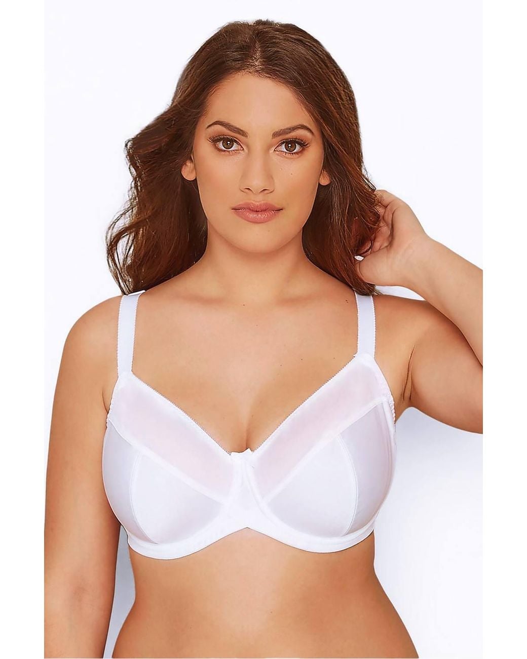 Yours White Non-Padded Underwired Bra