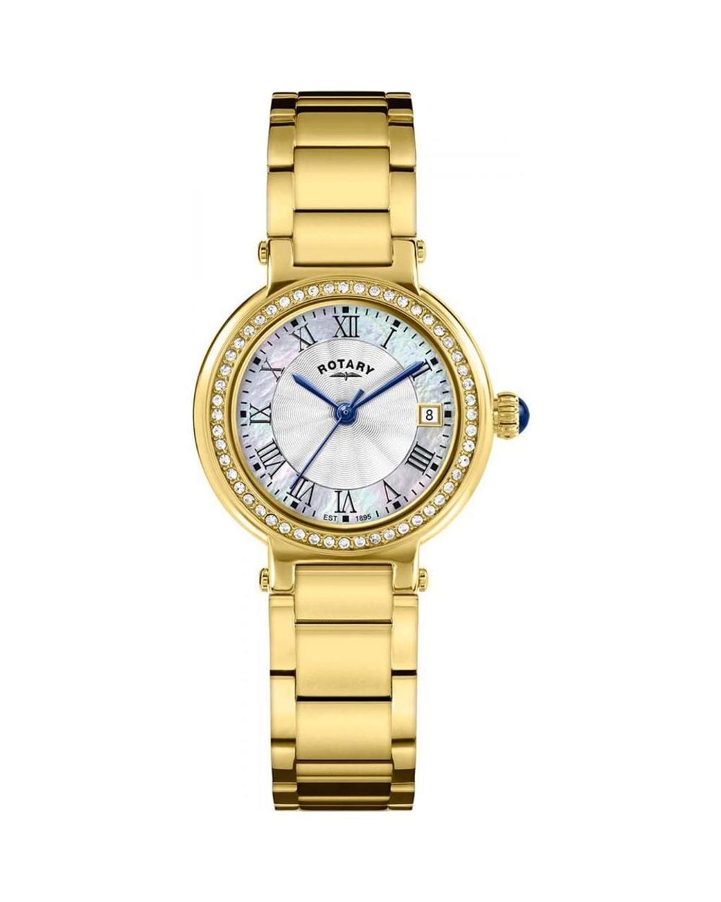 Rotary Metallic Rlb10008-07 Heritage 28Mm Quartz Watch