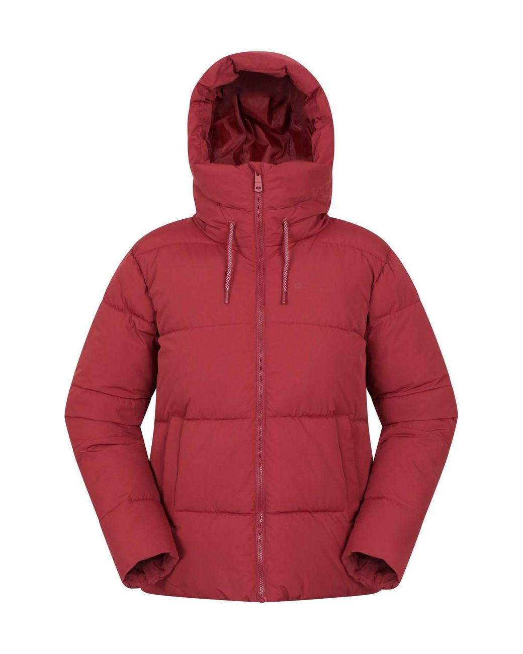 Mountain Warehouse Red 'Toasty' Water Resistant Elastic Cuffs & Hem Padded Short Jacket
