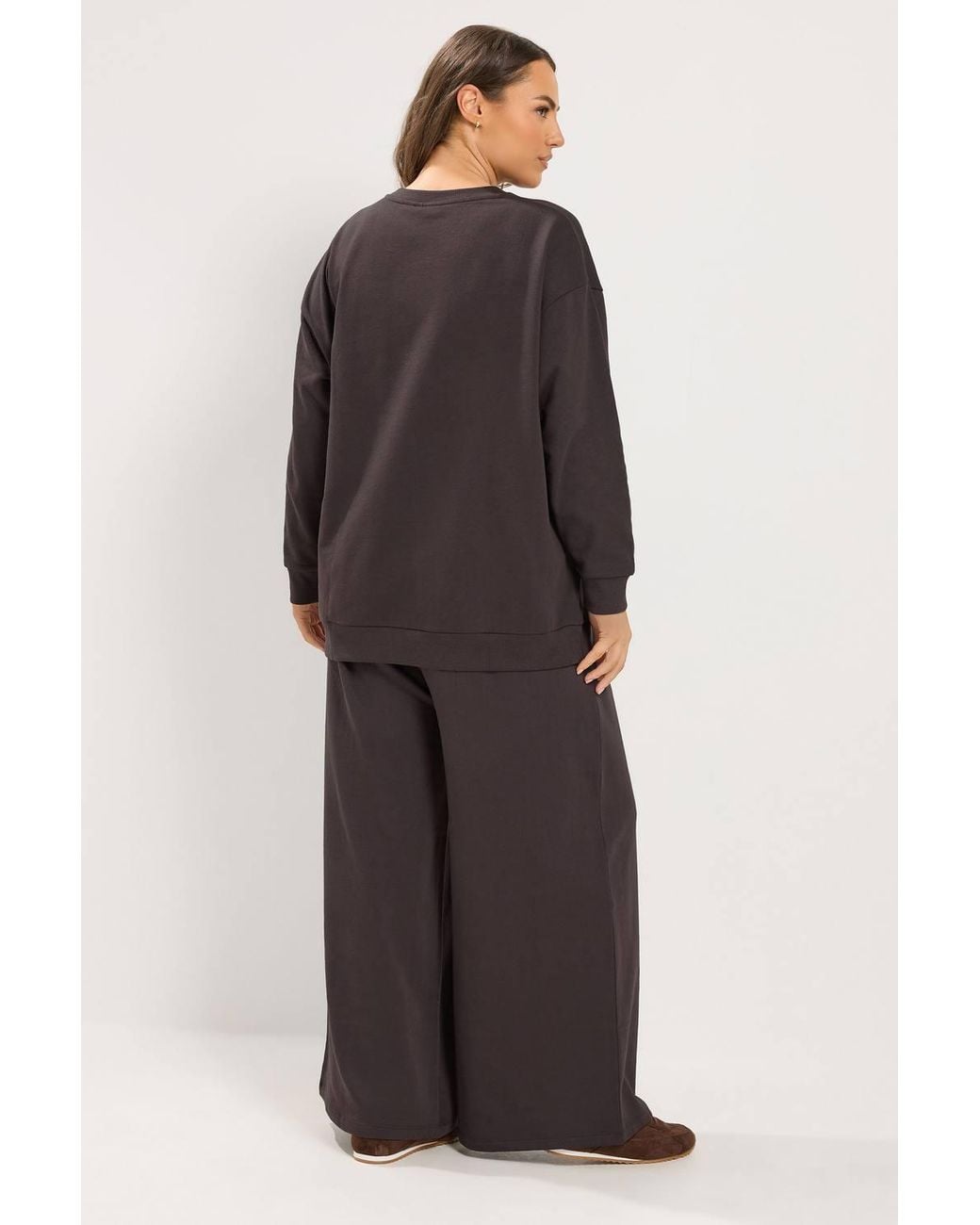 Yours Brown Sweatshirt & Jogger Set