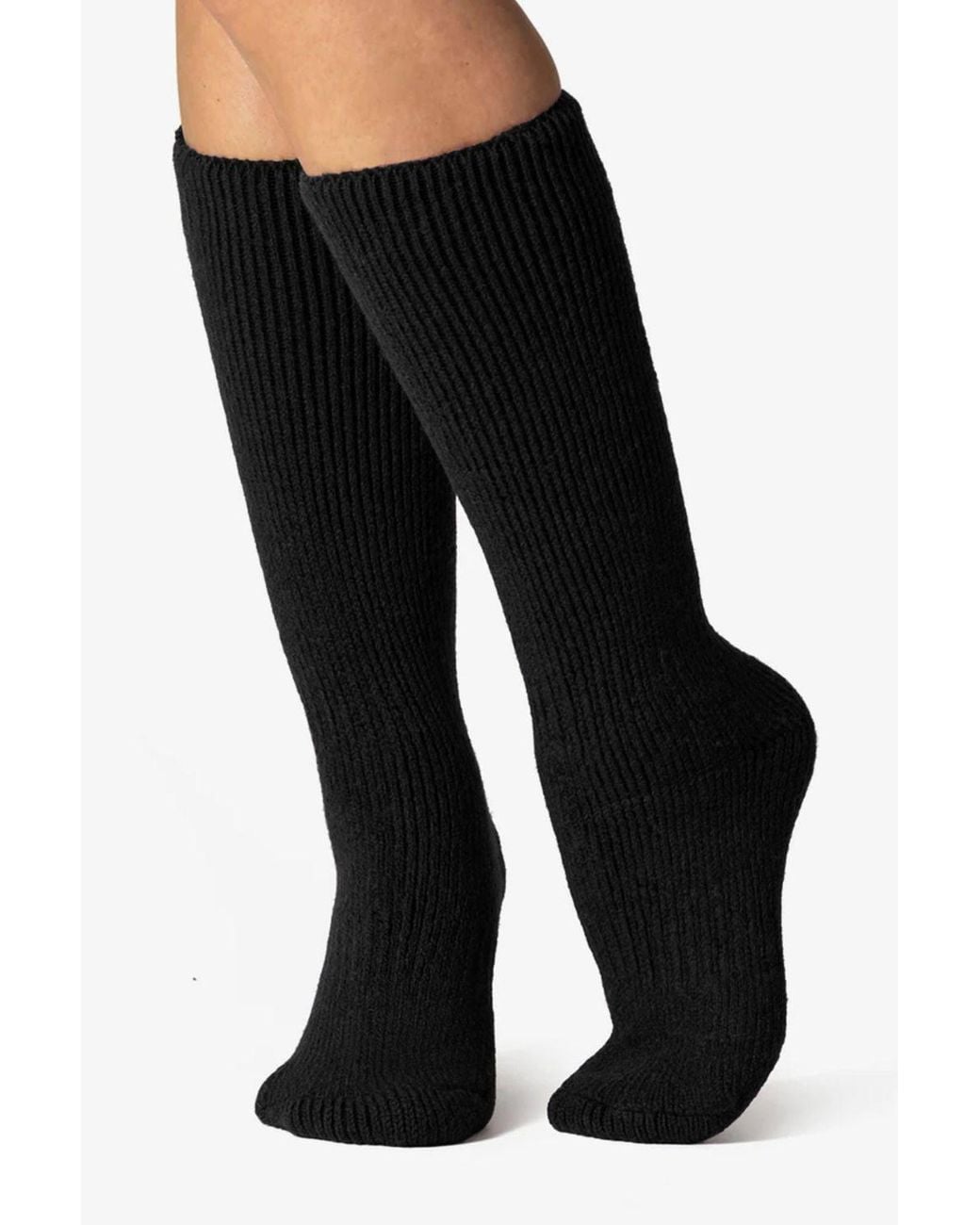 Heat Holders Red Extra Long 2.7 Tog Knee High Wool Rich Thermal Socks
