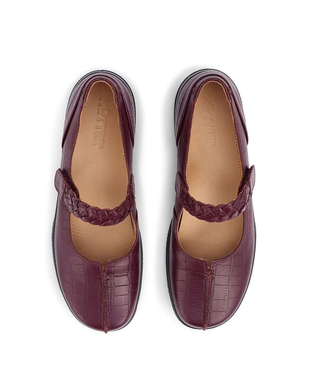 Hotter Purple Extra Wide 'Shake Ii' Mary Janes