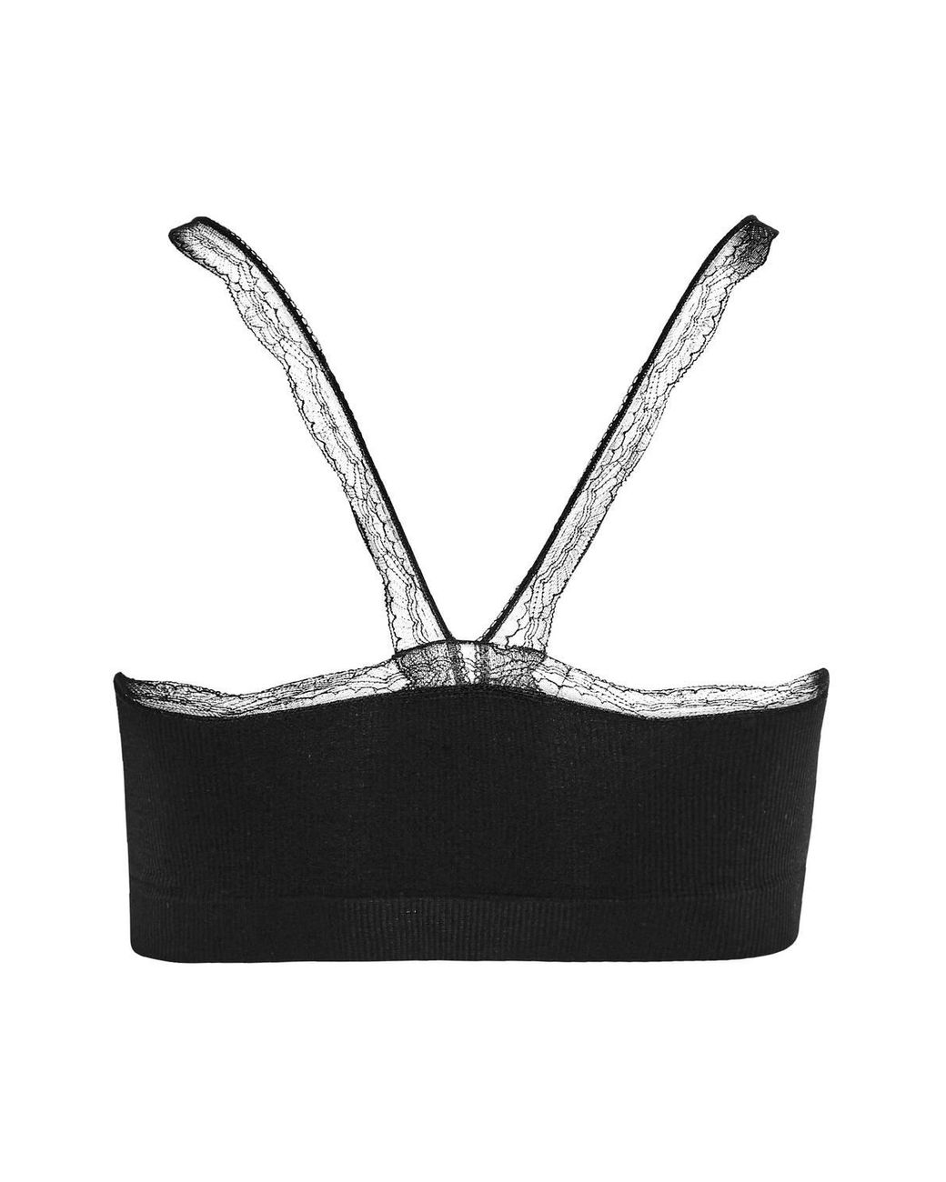 Yours Black Seamless Bralette