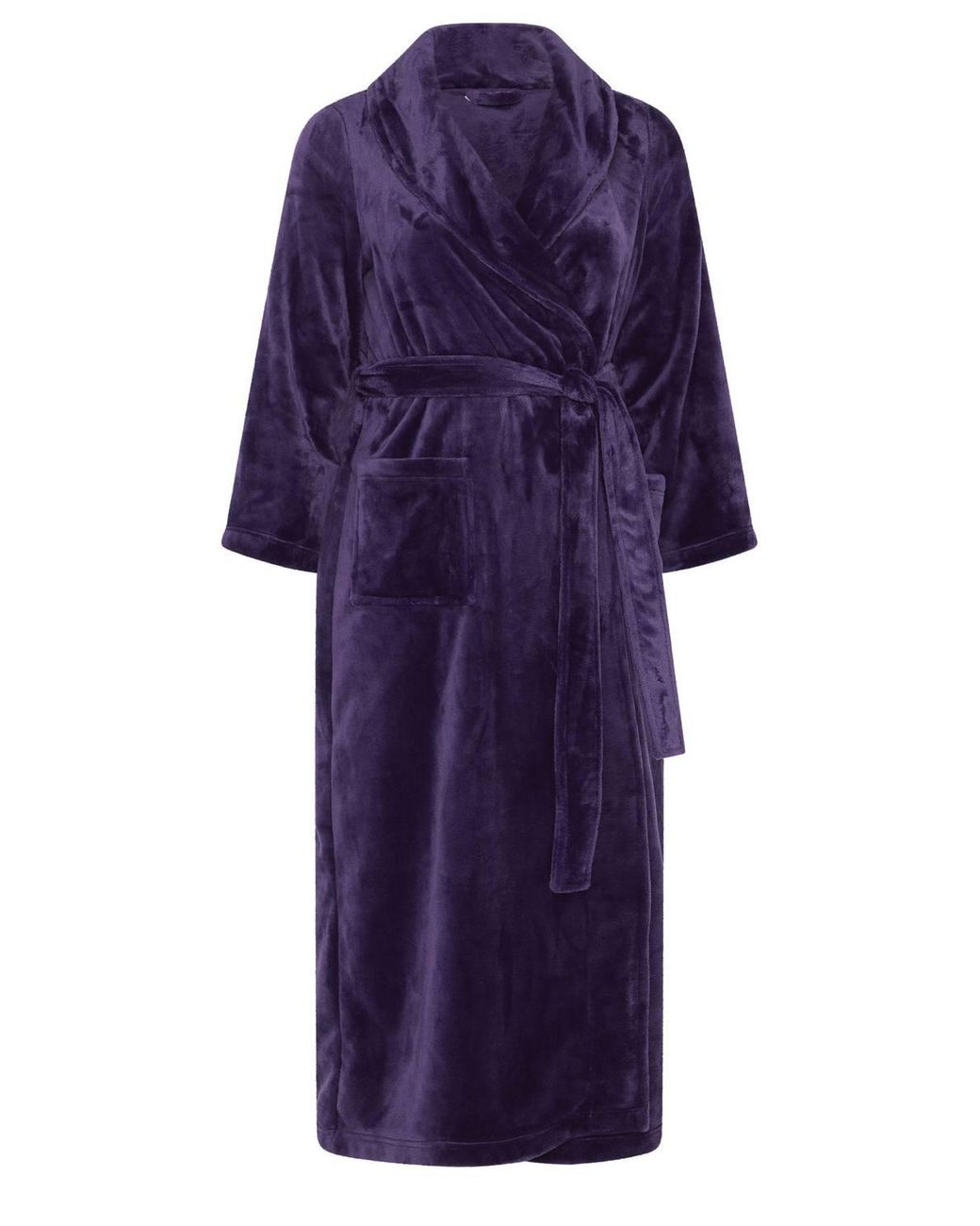 Yours Blue Luxe Dressing Gown