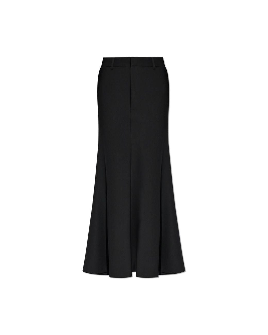 Balenciaga Black Preloved Wool Skirt