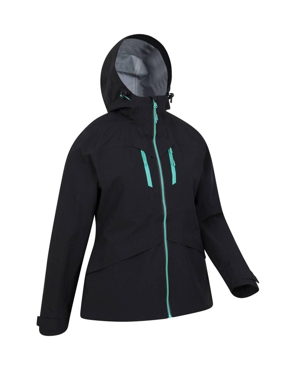 Mountain Warehouse Blue 'Rhine Extreme' Waterproof Breathable Hooded 3 Layer Winter Jacket