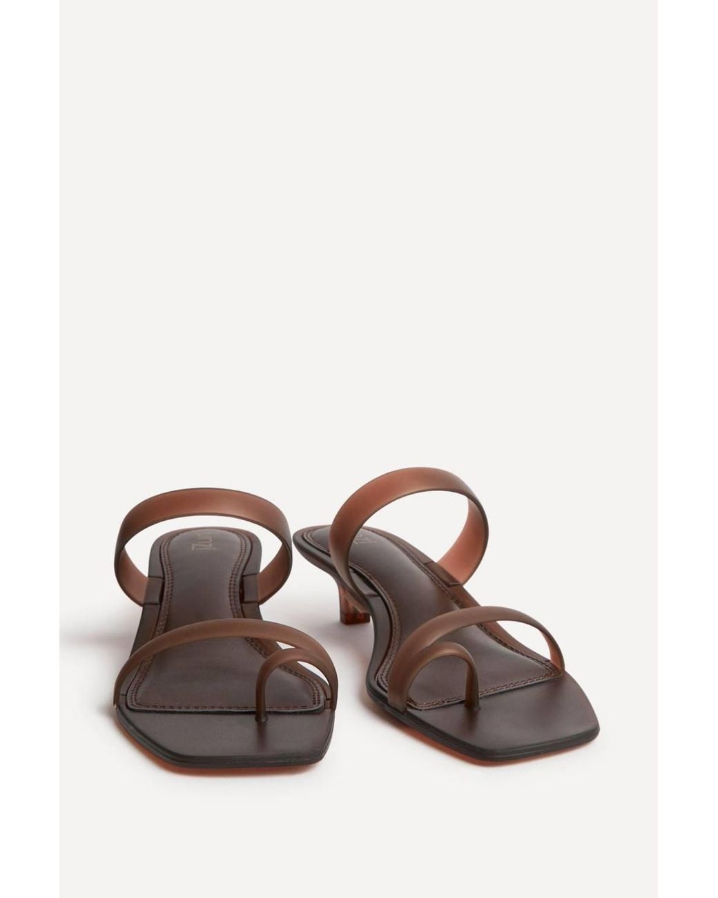 Linzi White Shade Jelly Heeled Sandals