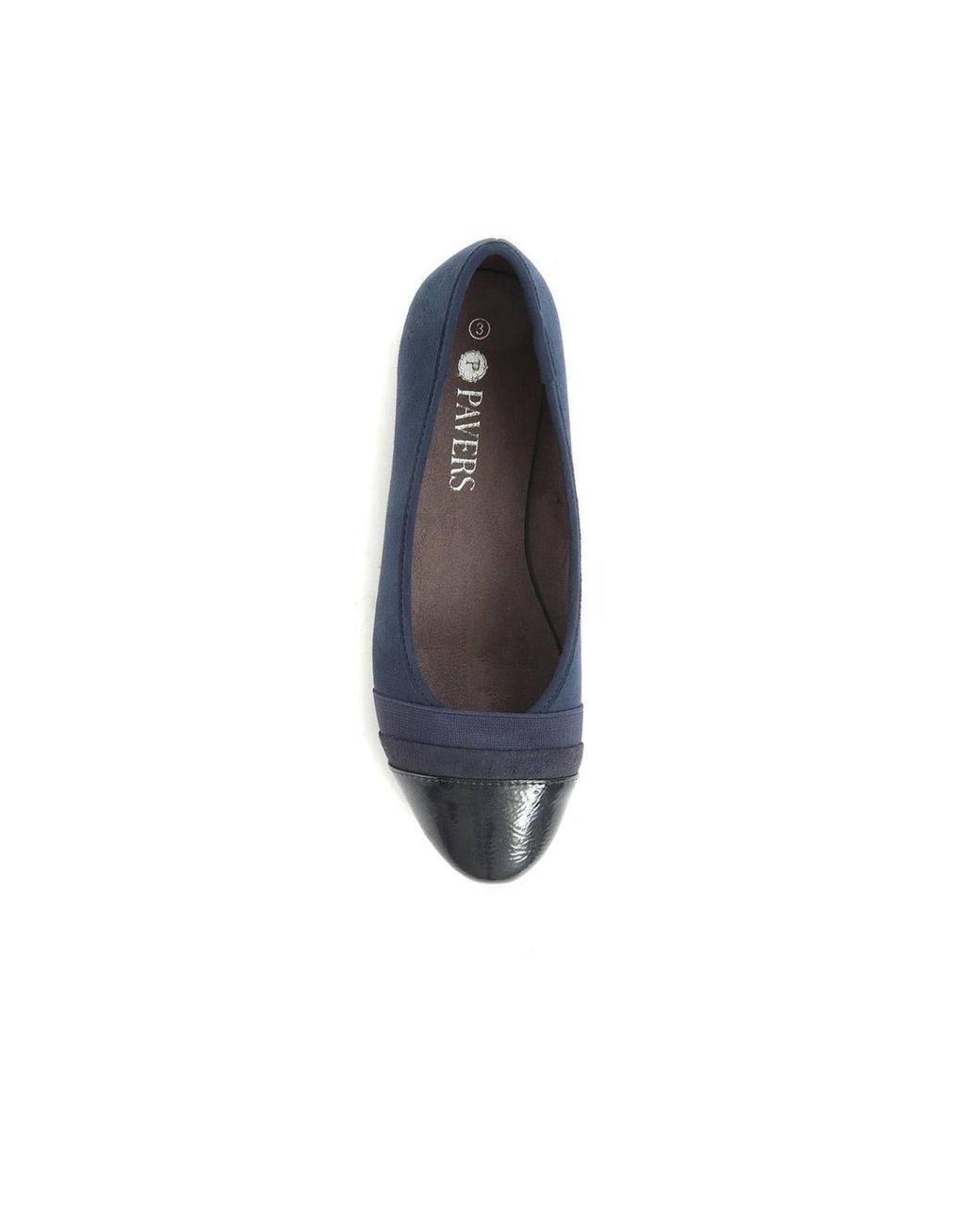 Pavers Blue Ballet Flats