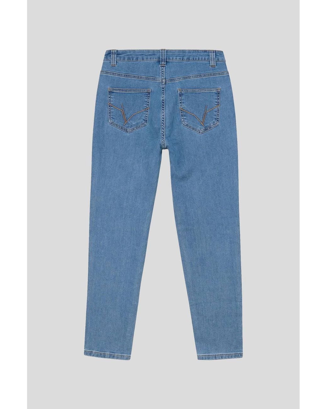 Enorsia Blue Authentic High Waisted Regular Fit Jeans