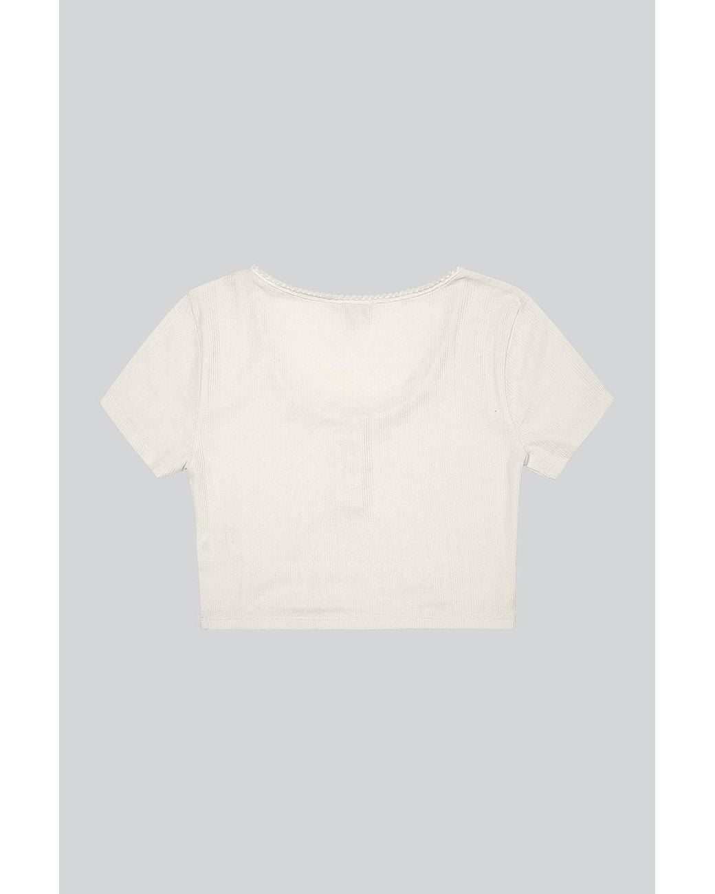 Enorsia Black Ribbed Button-Up Short Sleeve T-Shirts
