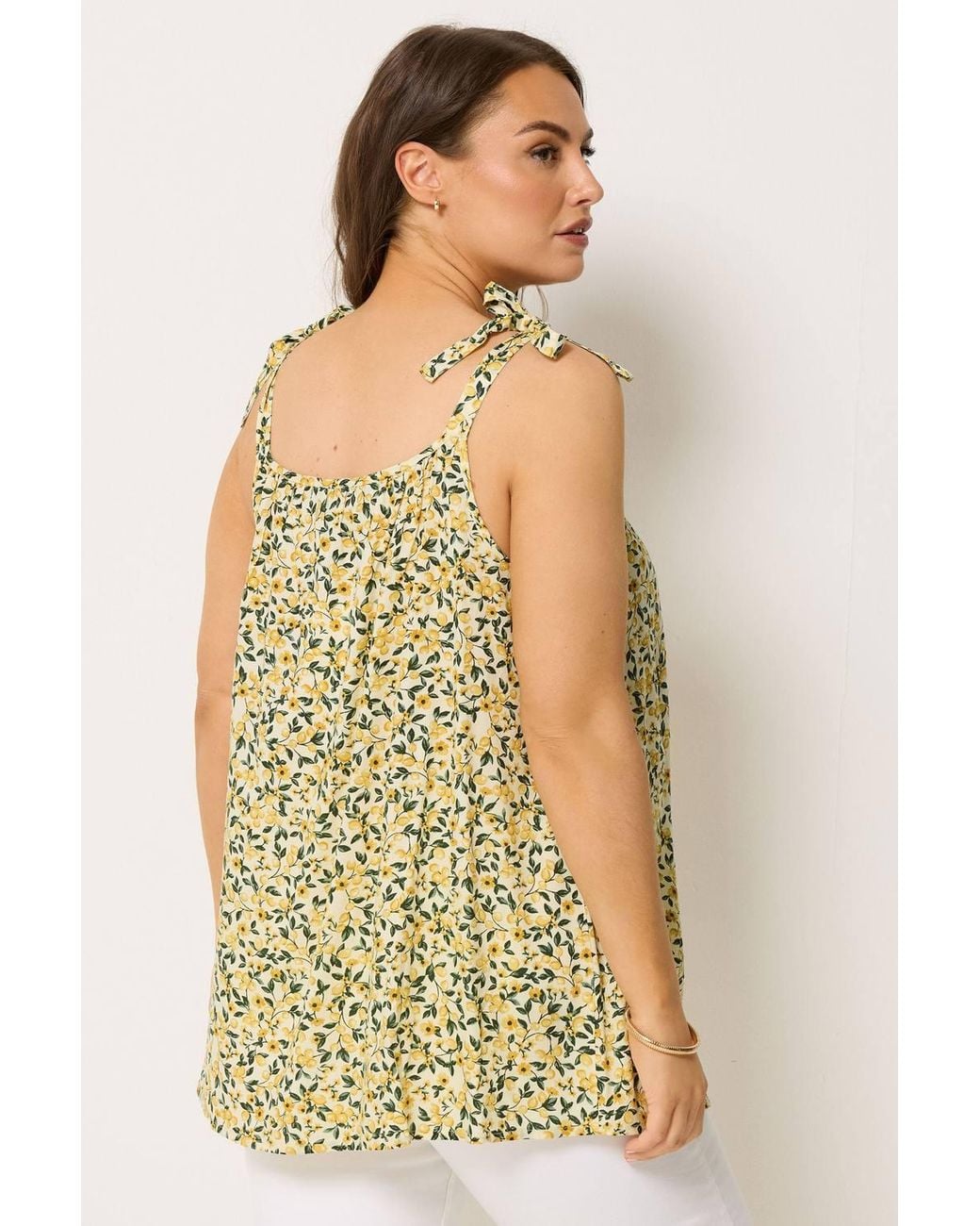 Yours Yellow Lemon Cami Vest Top