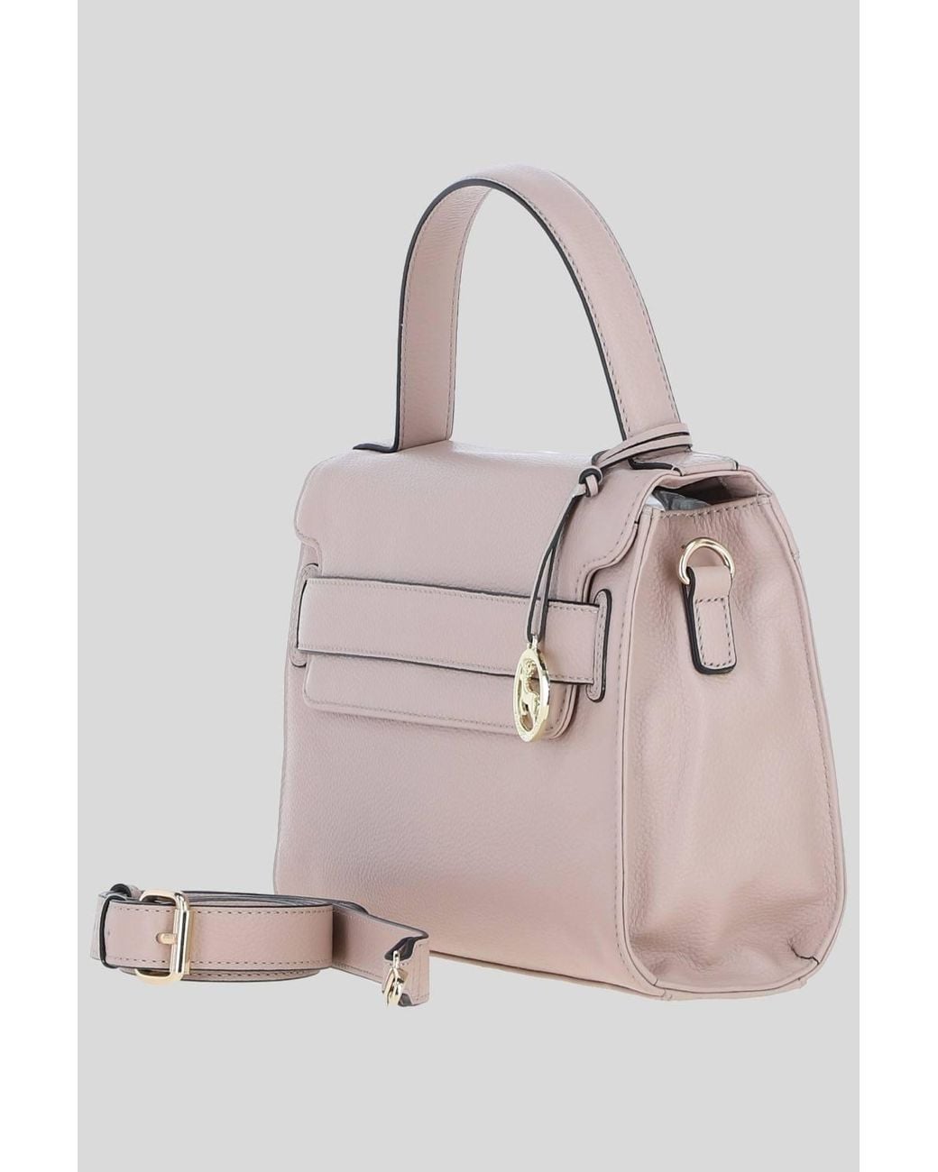 Ashwood Leather Natural 'Ardora' Real Leather Handbag W/ Detachable Crossbody Strap