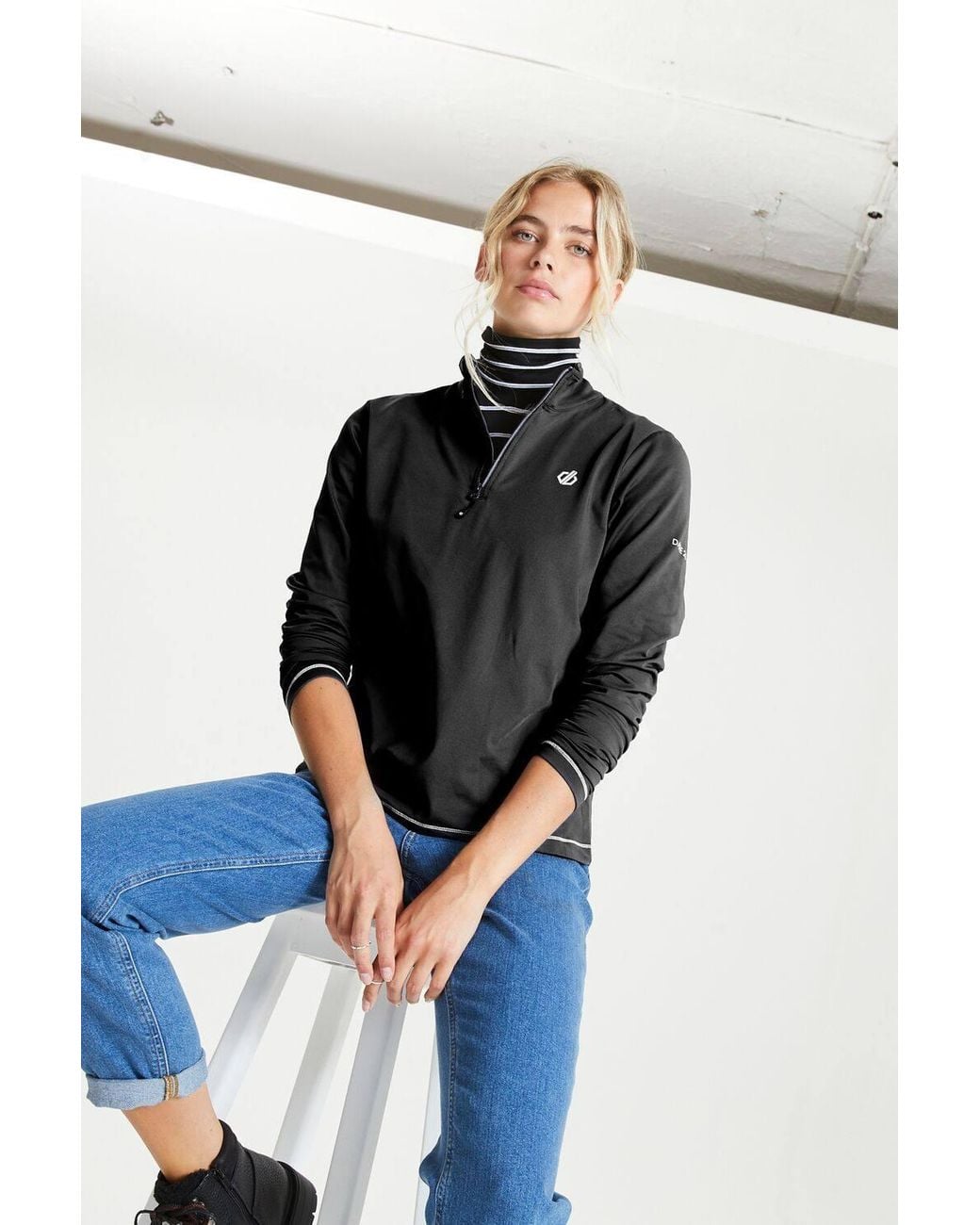 Dare 2b Blue Lowline Ii Lightweight Half Zip Stretch Midlayer