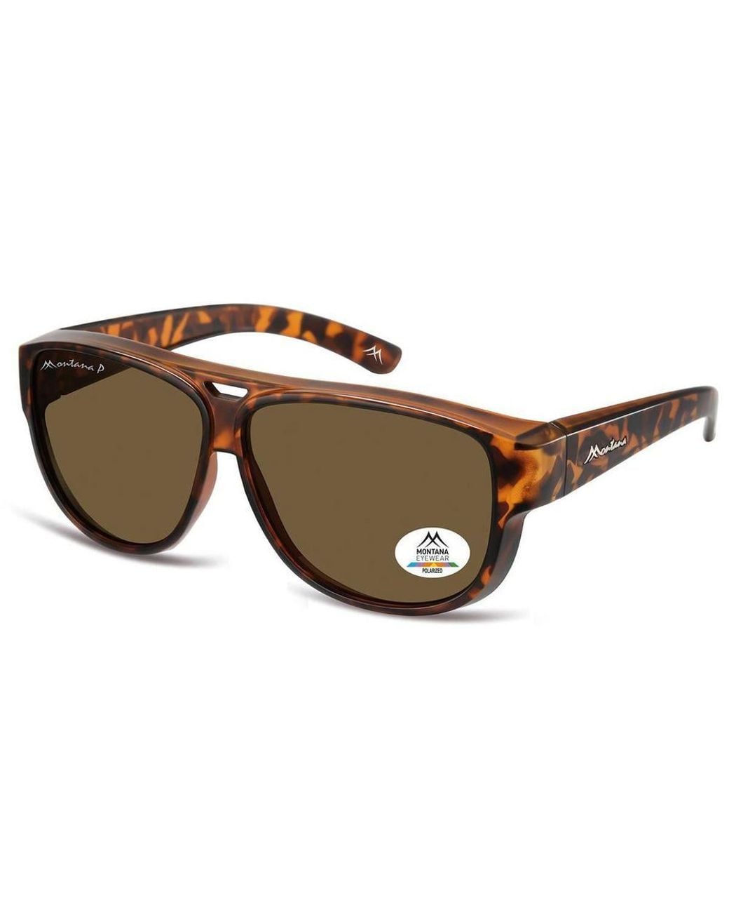 Montana Brown Aviator Matte Tortoise Polarized Fo6