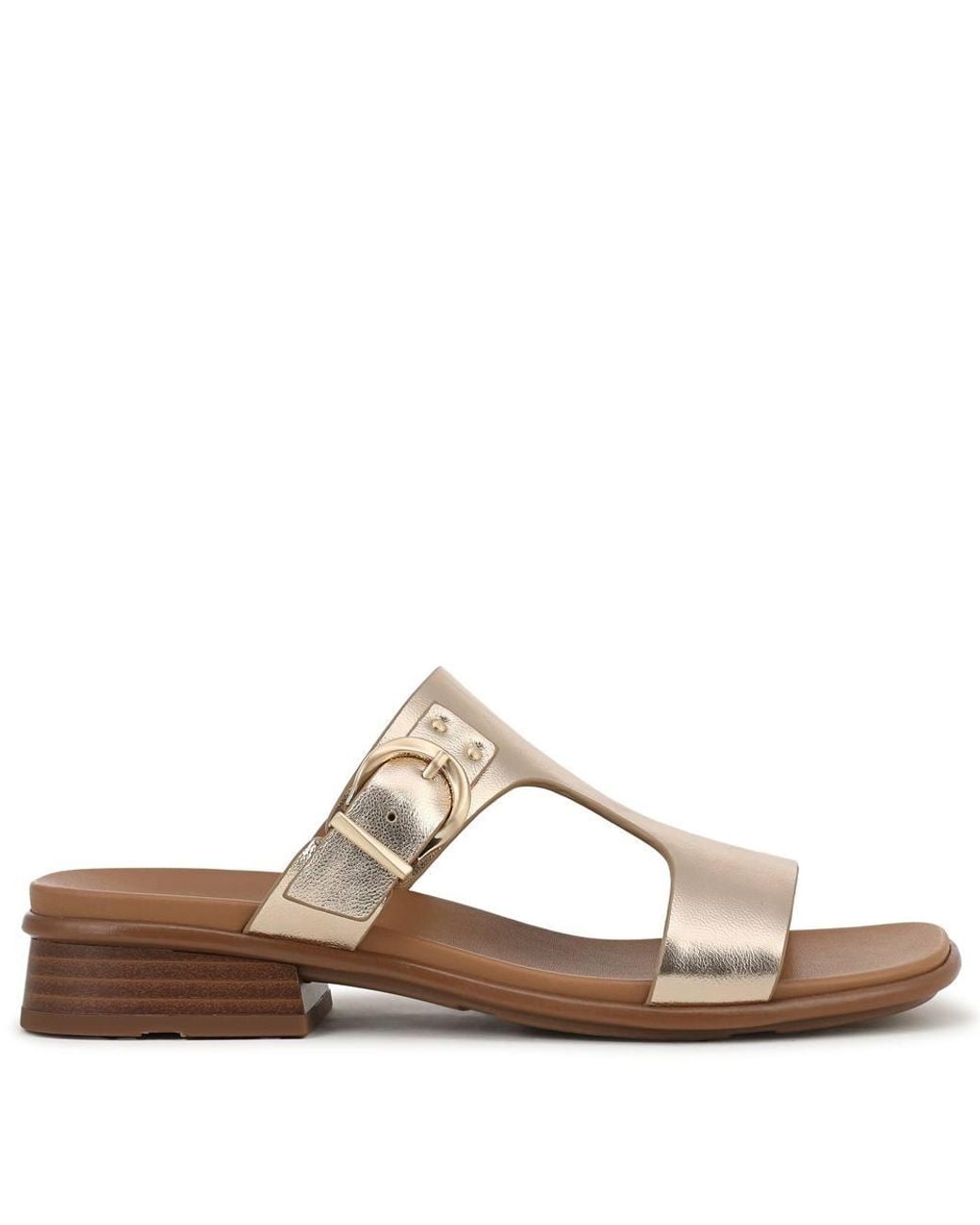 Naturalizer Brown Beach Slide Sandals