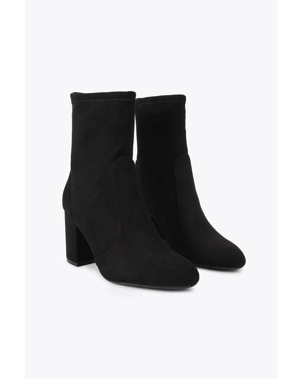 Carvela Kurt Geiger Black 'Vito Ankle' Fabric Boots
