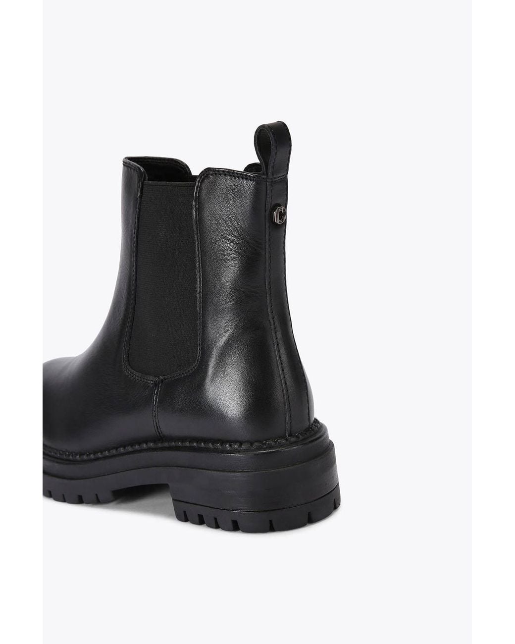 Carvela Kurt Geiger Black 'Headline' Leather Boots