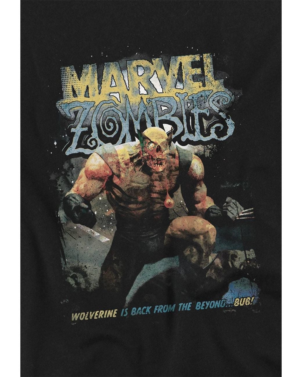 Marvel Black Zombies Undead Wolverine Cover T-Shirt