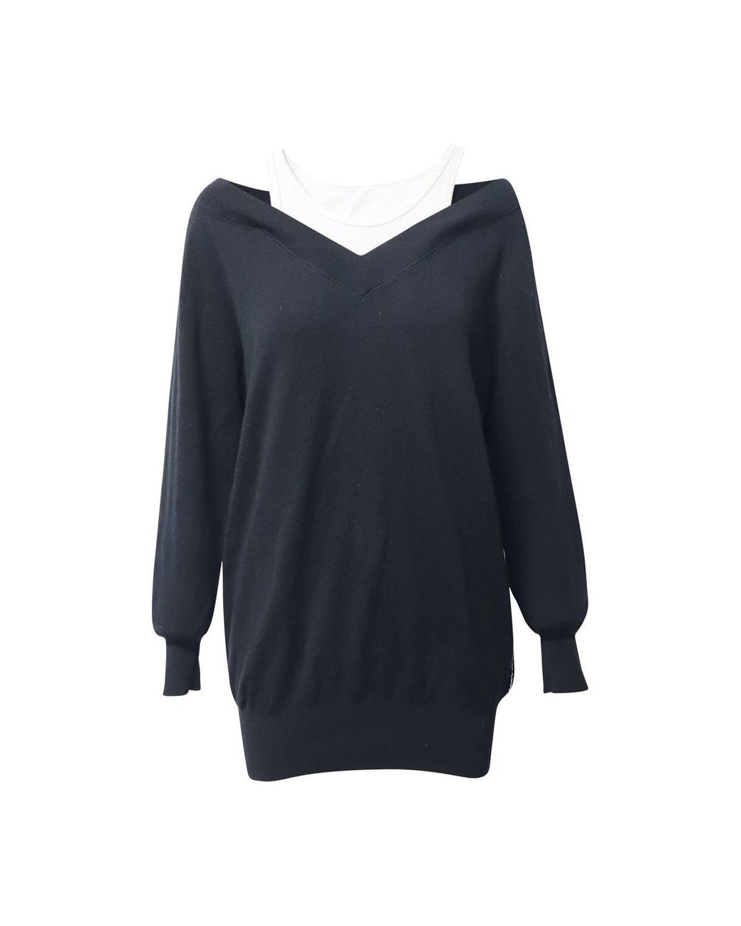 Alexander Wang Blue Preloved Layered Sweater Dress