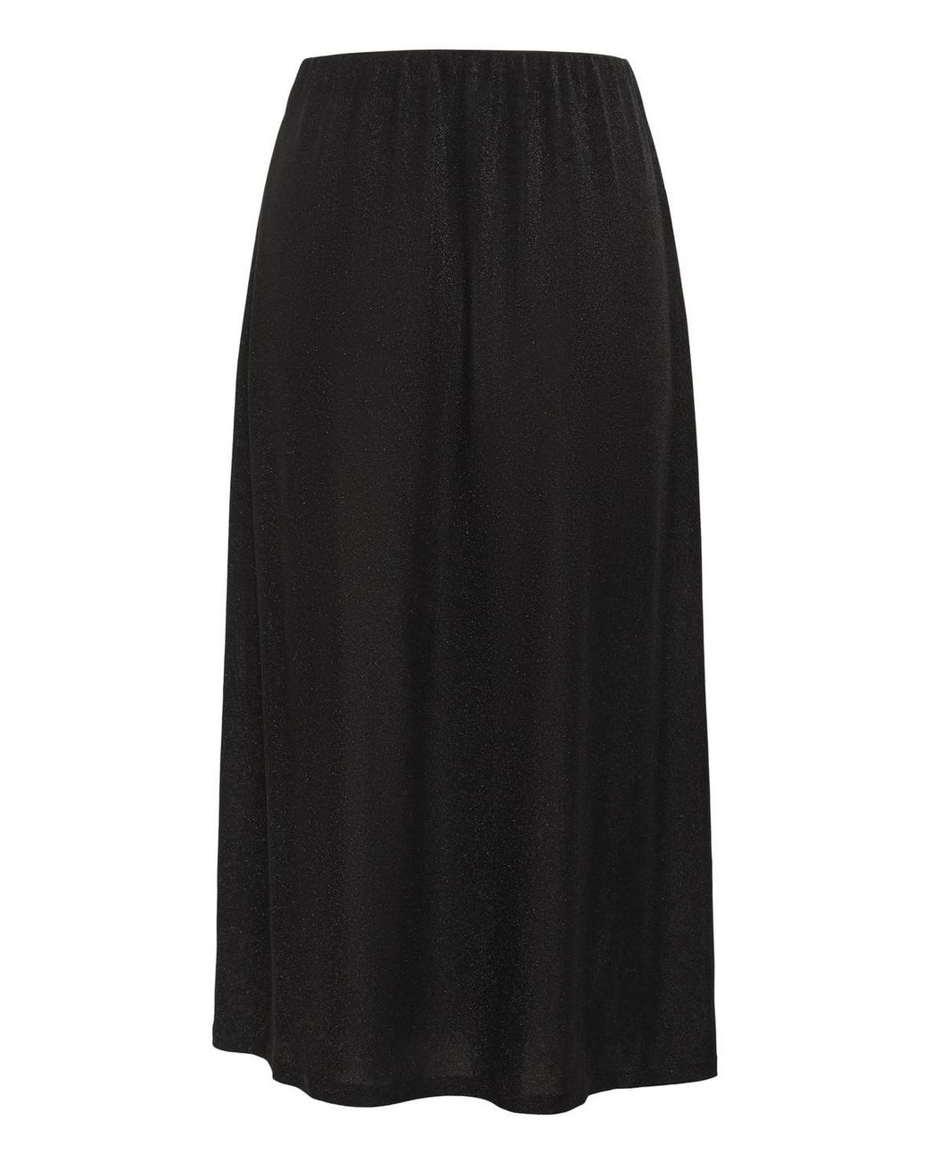 Saint Tropez Black Noriasz Shimmer Midi Skirt