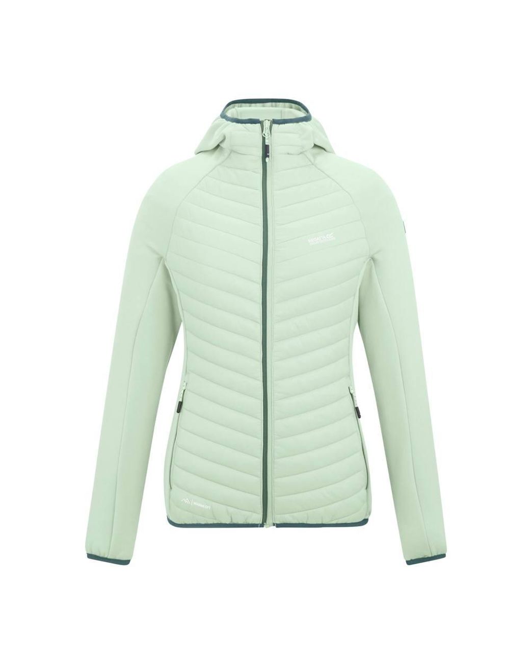 Regatta Green Andreson Stretch Water-Repellent Hybrid Quilted Jacket