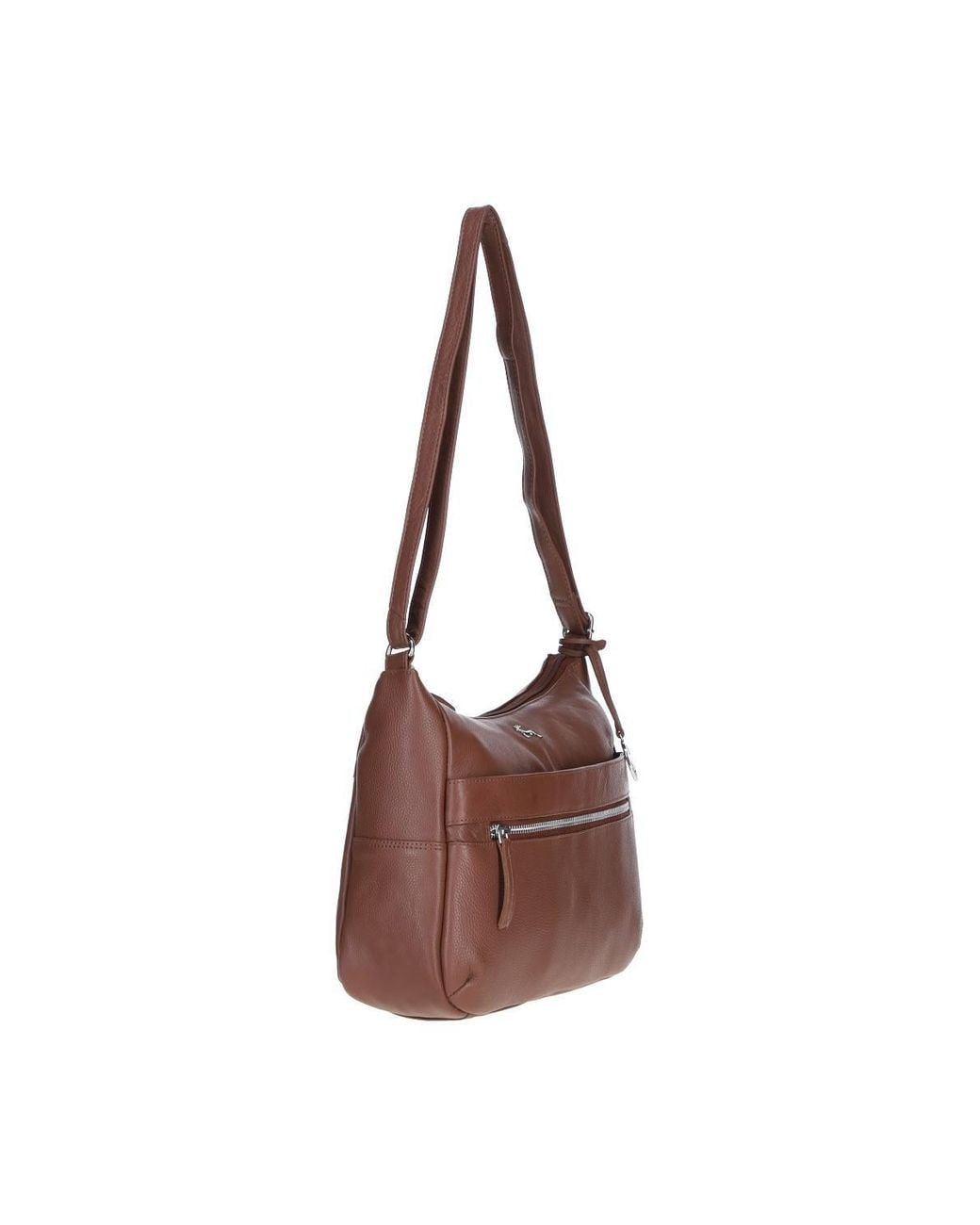Ashwood Leather Brown 'Meath' Real Leather Shoulder Bag