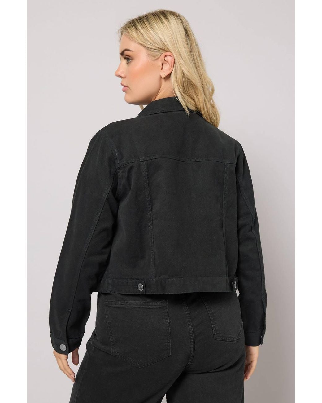 Yours Black Denim Jacket