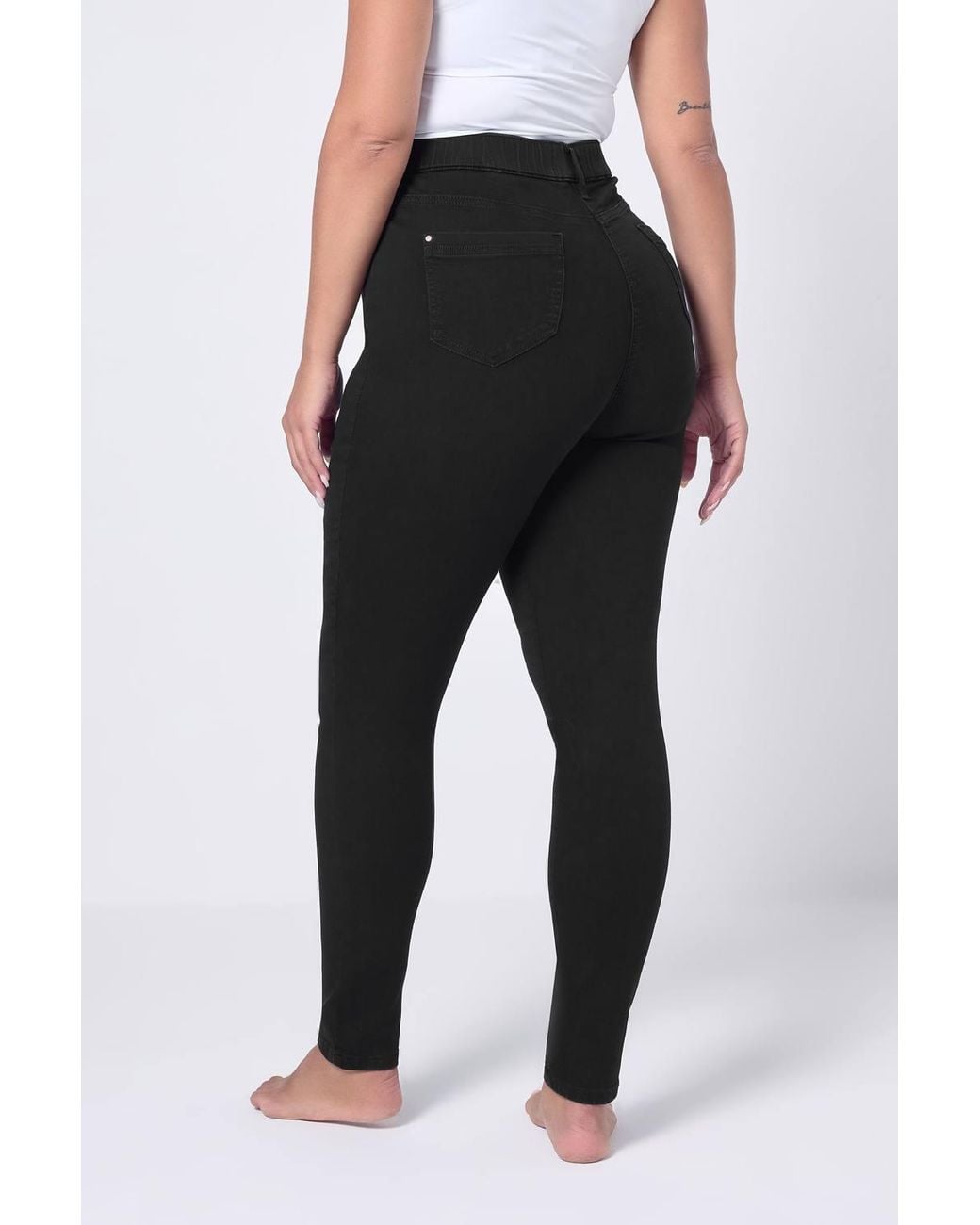Yours Black Stretch Skinny Ava Jeans
