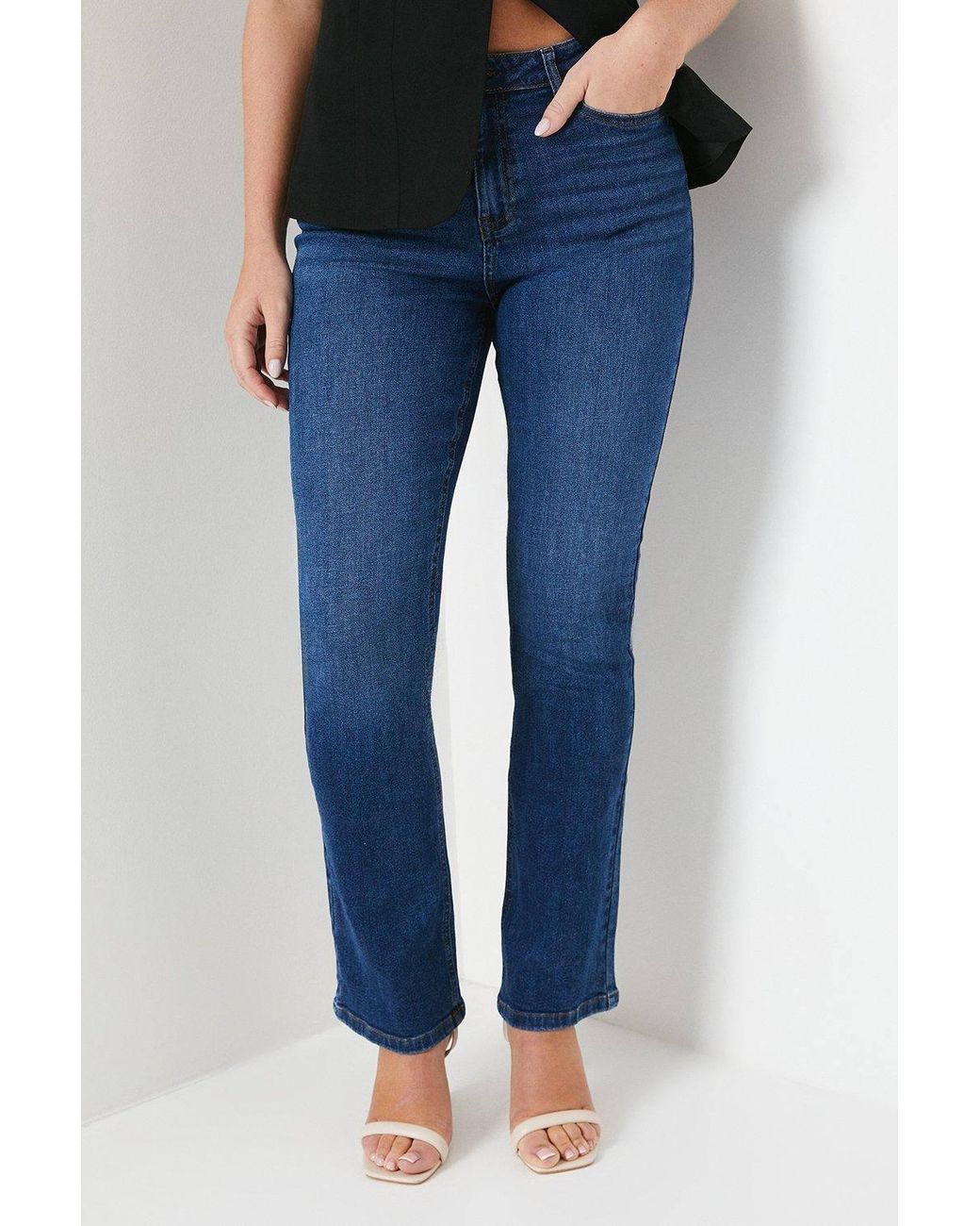 Dorothy Perkins Blue Comfort Stretch Bootcut Jeans