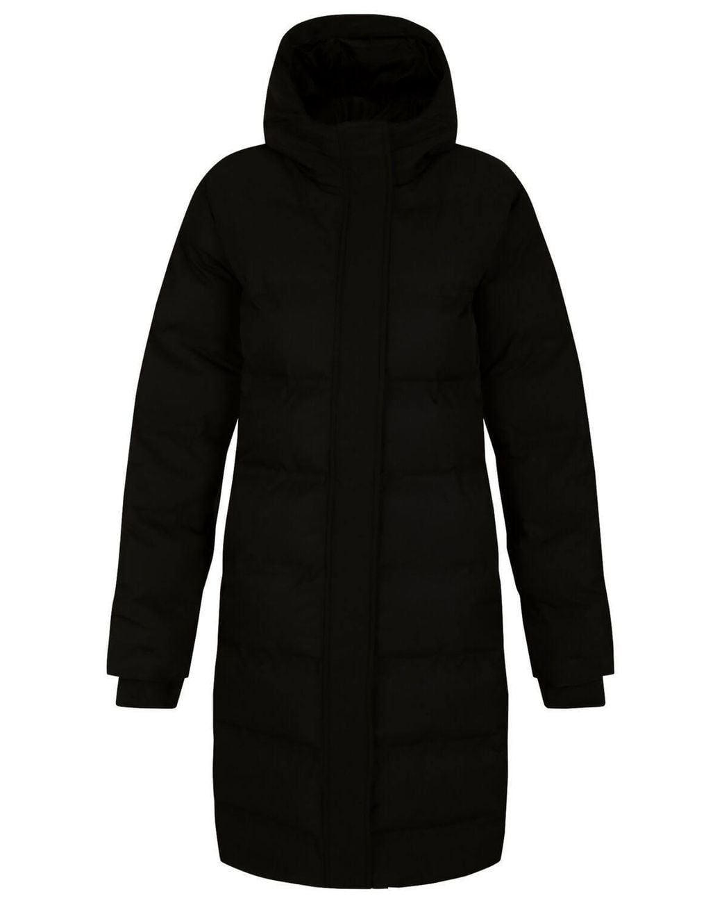 Dare 2b Black Wander Waterproof Longline Padded Jacket