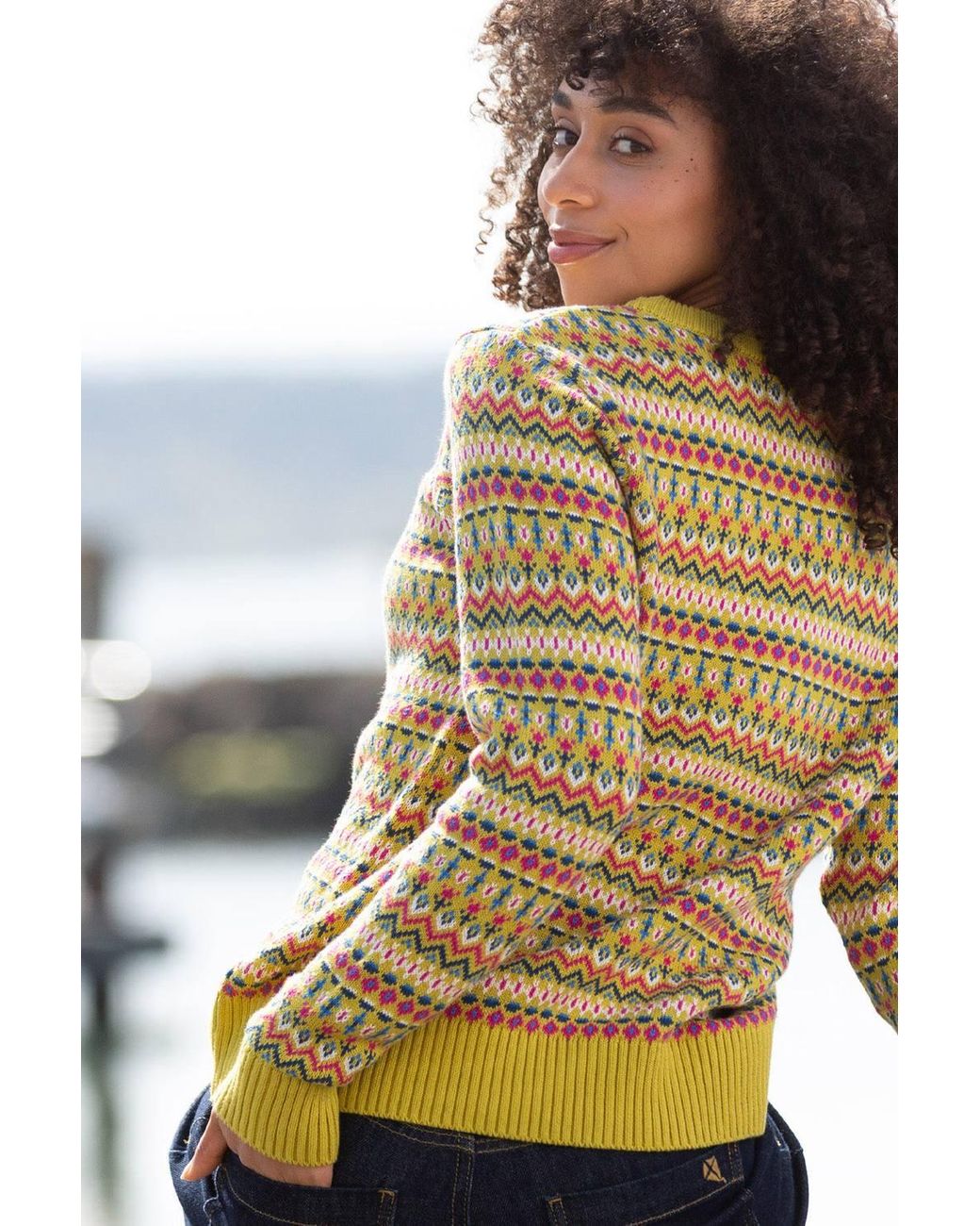 Kite Black Fair Isle Puncknowle Knit Jumper