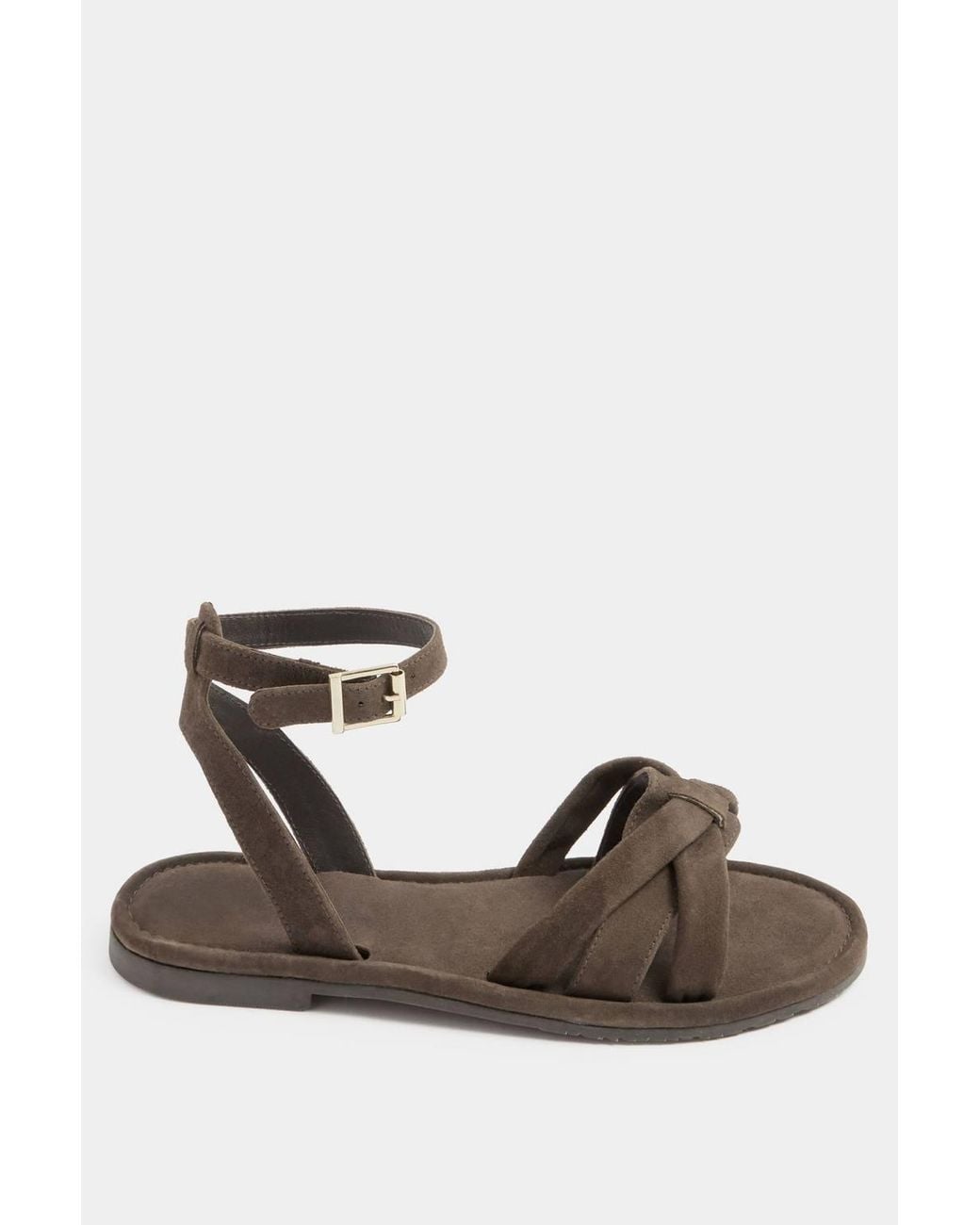 Yours Blue Cross Over Sandals