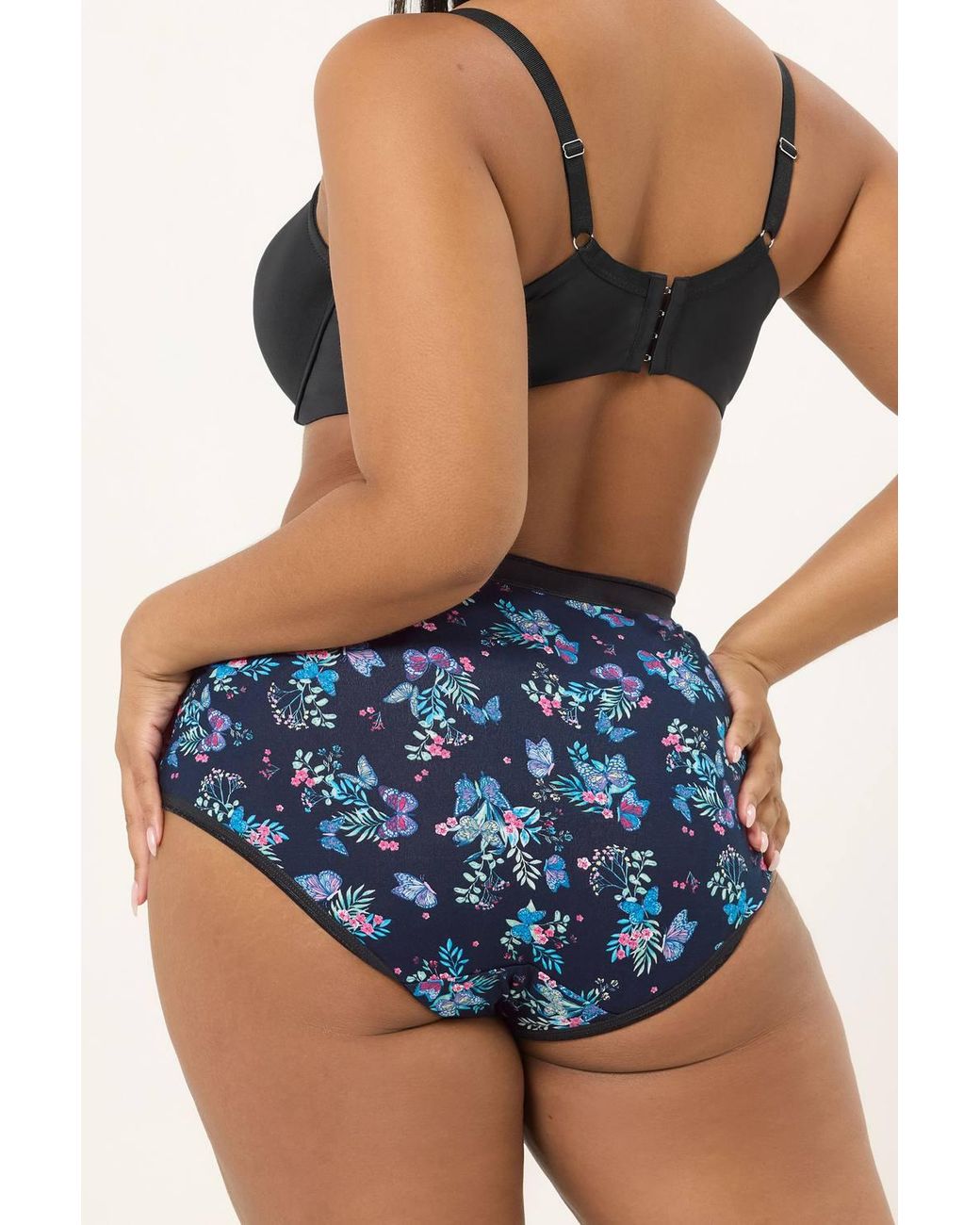Yours Multicolor 5 Pack High Waisted Full Briefs