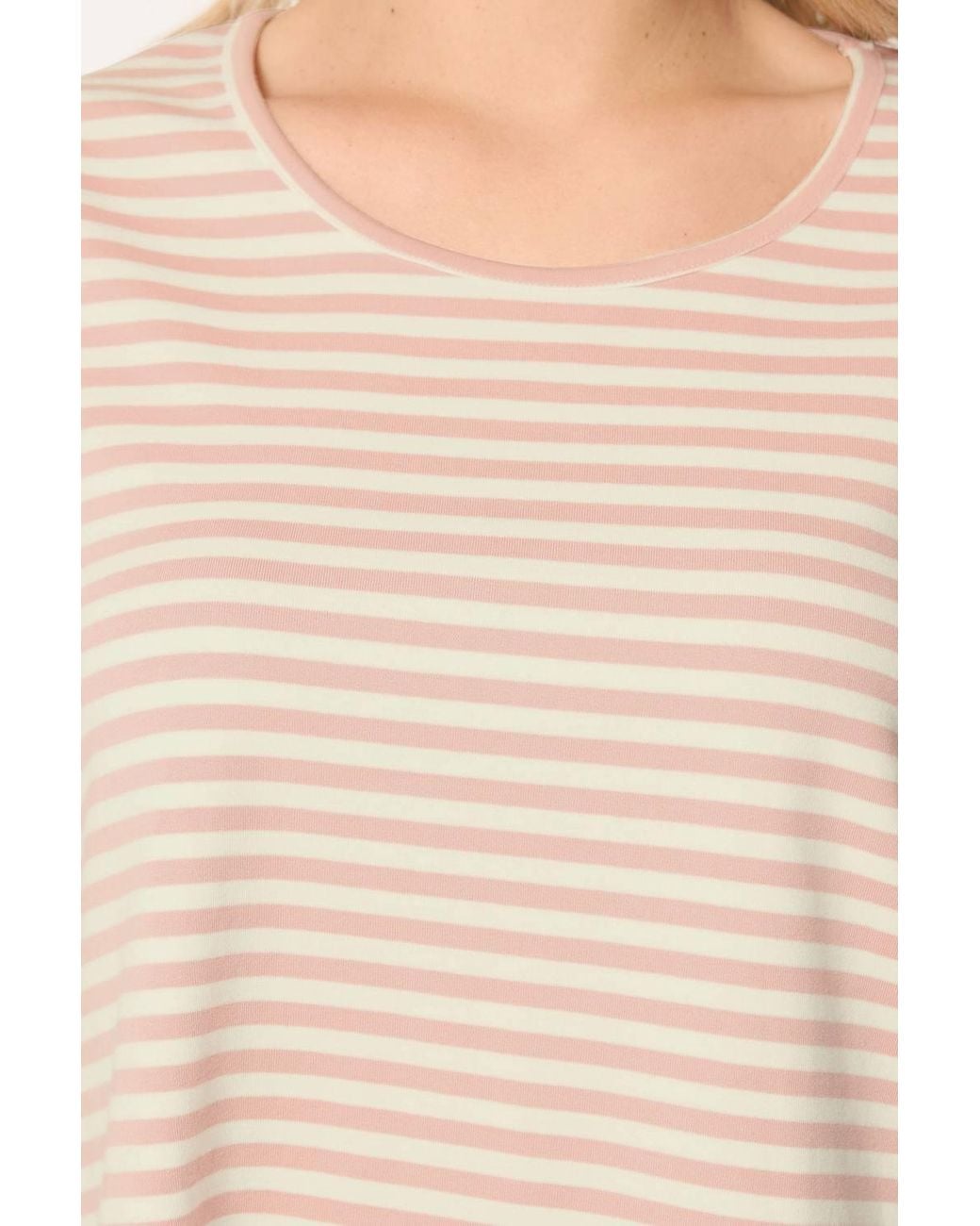 Yours Blue Stripe Swing T-Shirt