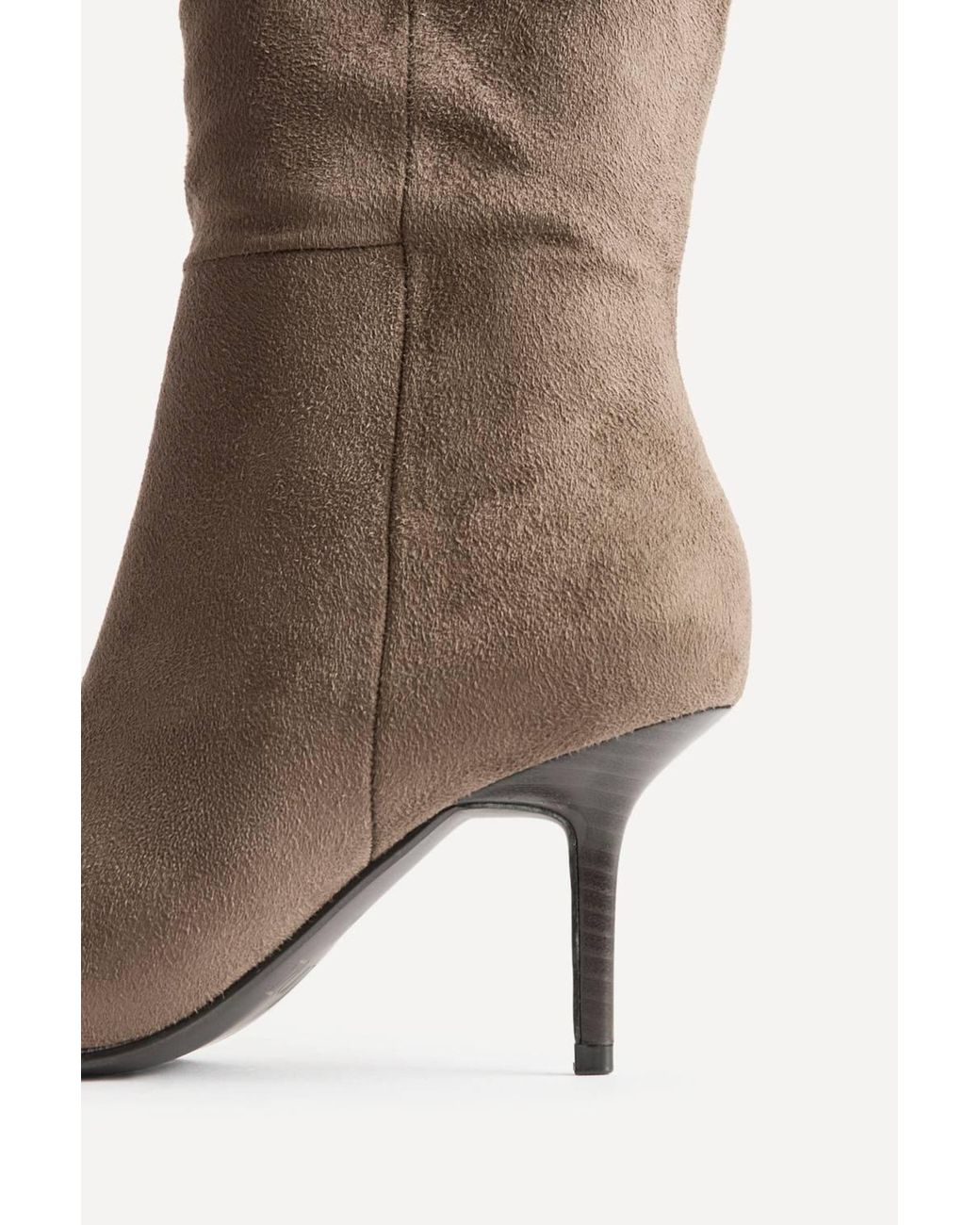 Linzi Brown Define Mocha Stiletto High Leg Boots