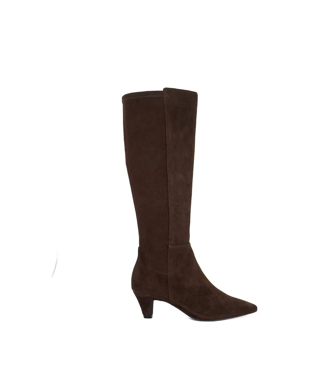 Dune Brown 'Sera' Suede Knee High Boots