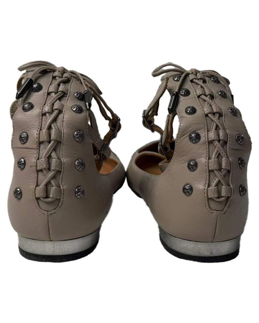 Aquazzura Brown Preloved Pointed Toe Ballet Flats