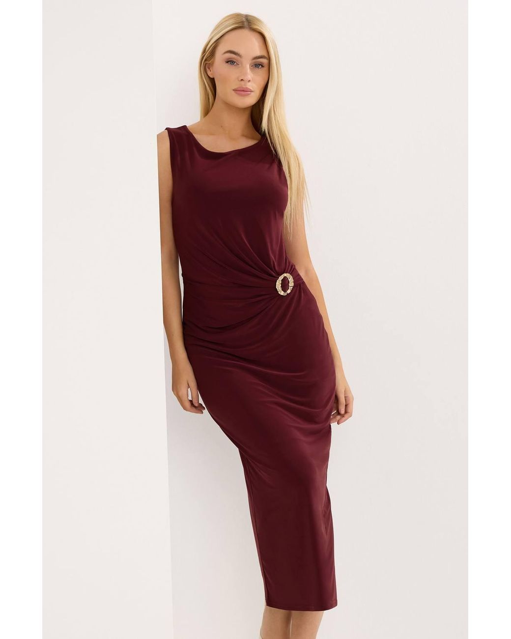 Star by Julien MacDonald Red Maxi Wrap Dress