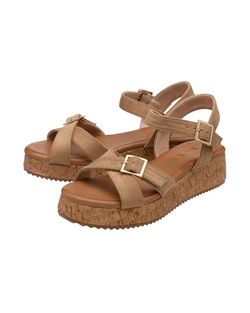 Ravel Brown 'Eals' Platform Sandals