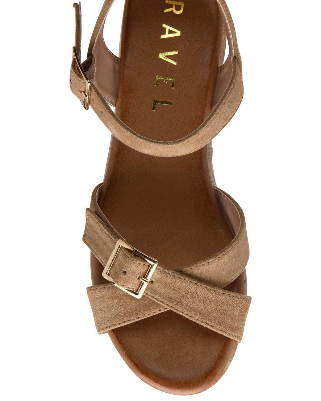 Ravel Brown 'Eals' Platform Sandals