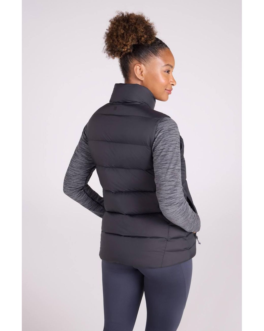 Mountain Warehouse Blue 'Stratus' Water Resistant Warm Down Filled Packable Lightweight Gilet